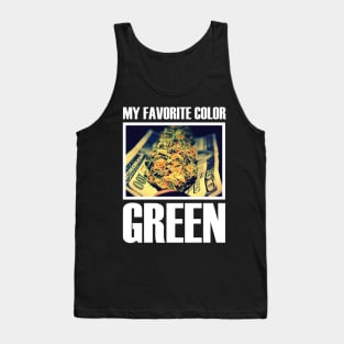 MY FAVORITE COLOR GREEN Tank Top